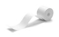 Unrolled Receipt Paper Roll Royalty Free Stock Photo