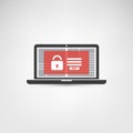 Unsafe Online Browsing - Locked Device, Encrypted Files, Lost Documents, Global Ransomware Attack. Virus Infection, Malware, Fraud