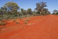 Unsealed road in Gundabooka National Park Royalty Free Stock Photo