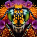 The Unseen Gaze: A Close-up View of Insect Vision