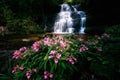 Unseen Man daeng water fall in phuhinrongkla park near Phu thapboek mountain