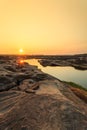 Unseen Thailand grand canyon sam pan bok at ubonratchathani Royalty Free Stock Photo