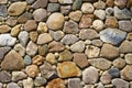 Unshaped stones wall texture Royalty Free Stock Photo