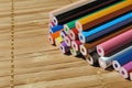 Unsharpened color pencils Royalty Free Stock Photo