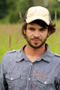 Unshaven young man. Royalty Free Stock Photo