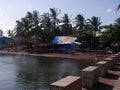 Unsightly wooden shanty storehouses and shacks were built in the adjacent fishing pier vicinity