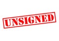UNSIGNED Royalty Free Stock Photo