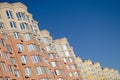 Unsold high-rise buildings against the blue sky Royalty Free Stock Photo