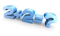 Unsolved 2+2 equation Royalty Free Stock Photo