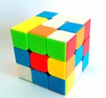 Unsolved Rubiks Cube Royalty Free Stock Photo