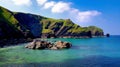 Unspoilt sheltered cove on the Lizard Peninsula Royalty Free Stock Photo