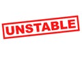 UNSTABLE Royalty Free Stock Photo