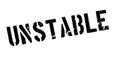 Unstable rubber stamp Royalty Free Stock Photo