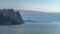 Unstad - Lofoten. Timelaps of the view on the Coastline