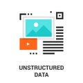 Unstructured data icon