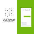 Unstructured, Data, Insecure Data, Science Grey Logo Design and Business Card Template