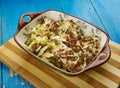 Unstuffed cabbage casserole Royalty Free Stock Photo