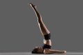 Unsupported Shoulder stand yoga pose