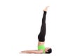 Unsupported Shoulderstand yoga asana