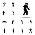 unsure man icon. Negative Character icons universal set for web and mobile
