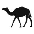 Black Camel Illustration, Animal cartoon, silhouette design