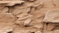 Untamed Wilderness Vista: Craggy Sandstone Texture. AI generate