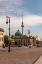 Unter den Linden street in Berlin Royalty Free Stock Photo