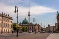 Unter den Linden street in Berlin Royalty Free Stock Photo