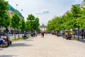 Unter den Linden street in center of Berlin, Germany Royalty Free Stock Photo