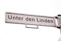 Unter den Linden Street Sign, Berlin