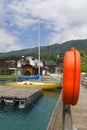 Scenic summer view of Unterach am Atterse, Salzkammergut, Austria, Europe