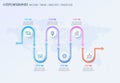 Milestone infographics, Timeline infographics, Process flow infographic