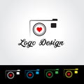 Photography Logo Template, Camera Logo, Photograph company Logo