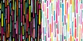 Abstract decorative seamless patterns set with colorful elements Royalty Free Stock Photo