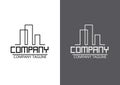 Bold profesional real estate company logo