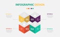 Business infographic concept - vector set of infographic elements in flat design Royalty Free Stock Photo