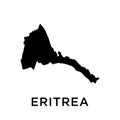 Eritrea map icon vector trendy