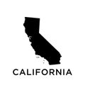 California map icon vector trendy Royalty Free Stock Photo