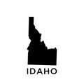 Idaho map icon vector trendy