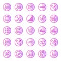 Devices - 25 icons image. Royalty Free Stock Photo