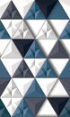 Vector Polygon Abstract Polygonal 3d Geometric Triangle Background, 3d ceramic wall tile.