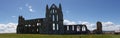 Whitby abbey ruins in north Yorkshire U.K. Royalty Free Stock Photo