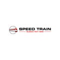 Speed Train Logistic Transportation Business Logo