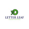 Letter O Ecology Leaves Business Monogram Business Logo