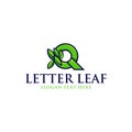 Letter Q Ecology Leaf Naturally Business Logo