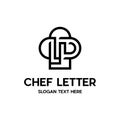 Letter LD Hat Chef Abstract Modern Business Abstract Logo