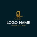 Letter L Beauty Luxury Elegance Monogram Business Logo