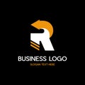 Letter R Arrow Logistic Modern Monogram logo