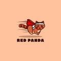 RED PANDA images in the form of beautiful illustrations and logos