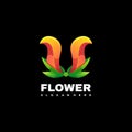 The most wanted modern floral logo